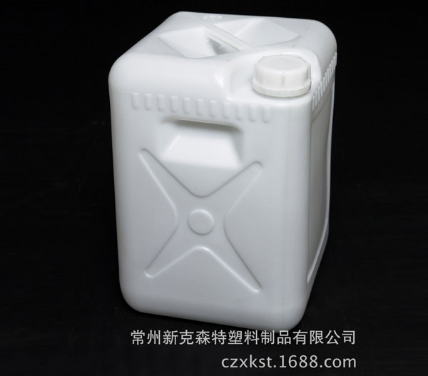 常州廠家供應(yīng)化工級別閉口帶蓋白色20L塑料方桶 化學(xué)液體儲(chǔ)存桶